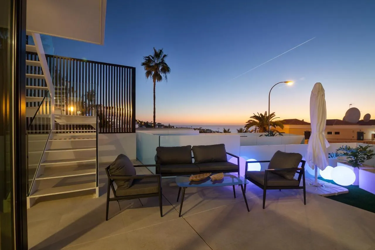 200M New A Villa With Private, Heated Pool And Amazing Ocean View 阿德耶 西班牙